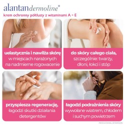 Zdjęcie produktu - #3 Alantandermoline Krem ochronny p&oacute;łtłusty z witaminami A+E łagodzi podrażnienia, 50 g