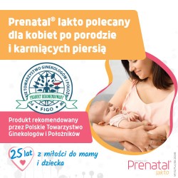 Zdjęcie produktu - #2 Prenatal Lakto: 30 kapsułek Prenatal Lakto 1 + 30 kapsułek Prenatal Lakto 2