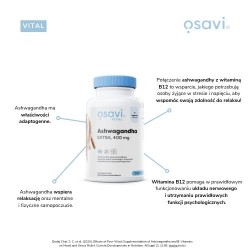 Zdjęcie produktu - #2 OSAVI Vital Ashwagandha Extra 400mg, 120kaps.