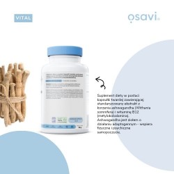 Zdjęcie produktu - #3 OSAVI Vital Ashwagandha Extra 400mg, 120kaps.