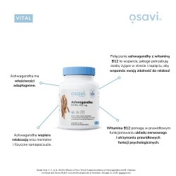 Zdjęcie produktu - #2 OSAVI Vital Ashwagandha Extra 400mg, 60kaps.