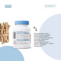 Zdjęcie produktu - #3 OSAVI Vital Ashwagandha Extra 400mg, 60kaps.