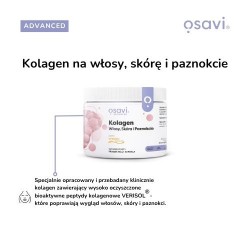 Zdjęcie produktu - #1 OSAVI Advanced Kolagen Włosy, Sk&oacute;ra i Paznokcie - naturalny smak, 150g