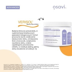 Zdjęcie produktu - #2 OSAVI Advanced Kolagen Włosy, Sk&oacute;ra i Paznokcie - naturalny smak, 150g