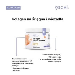 Zdjęcie produktu - #1 OSAVI Advanced Kolagen Ścięgna i Więzadła Proszek, 150g