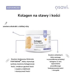 Zdjęcie produktu - #1 OSAVI Advanced Kolagen Stawy i Kości Proszek, 153g