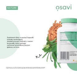Zdjęcie produktu - #2 OSAVI Nature Kozieradka 550 mg, 120 kapsułek wegańskich