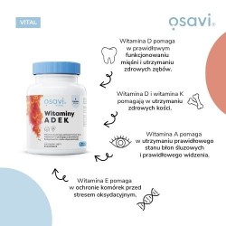 Zdjęcie produktu - #2 OSAVI Vital Witaminy ADEK, 60kaps.