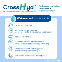 #2 – CrossHyal Krople do oczu nawilżająco-powlekające, 10ml