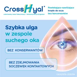 #4 – CrossHyal Krople do oczu nawilżająco-powlekające, 10ml