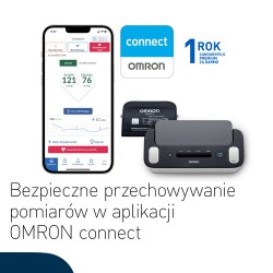 Zdjęcie produktu - #5 OMRON Complete HEM-7530T-E3 Automatyczny ciśnieniomierz naramienny + EKG