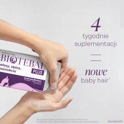 Zdjęcie produktu - #0 BIOTEBAL Plus Włosy, sk&oacute;ra, paznokcie, 40 tabl.