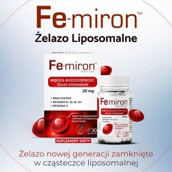 Zdjęcie produktu - #0 DOMOWA APTECZKA Fe-miron kapsułki twarde, 30 sztuk