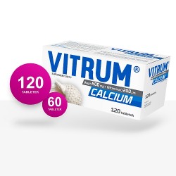 Zdjęcie produktu - #2 Vitrum Calcium Wapń 500mg + Witamina D 200j.m., 60tabl.