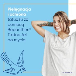 Zdjęcie produktu - #0 Bepanthen Tattoo Żel do mycia wytatuowanej sk&oacute;ry, 200ml