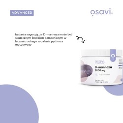 Zdjęcie produktu - #1 OSAVI D-mannoza 2000mg w proszku, 120g