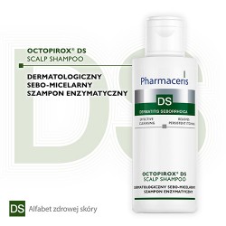 Zdjęcie produktu - #0 PHARMACERIS DS Octopirox Szampon Enzymatyczny, 125ml