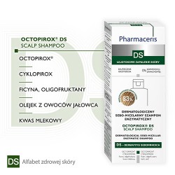 Zdjęcie produktu - #1 PHARMACERIS DS Octopirox Szampon Enzymatyczny, 125ml