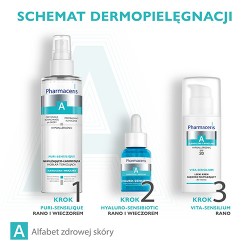 Zdjęcie produktu - #4 PHARMACERIS A HYALURO-SENSIBIOTIC intensywnie nawilżające serum redukujące symptomy sk&oacute;ry wrażliwej, 30ml
