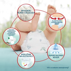 Zdjęcie produktu - #1 Pampers Harmonie Pieluszki rozmiar 1 2-5 kg, 35 sztuk