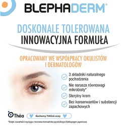 Zdjęcie produktu - #1 Blephaderm Łagodzący krem na powieki i okolice oczu, 40ml