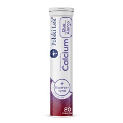Zdjęcie produktu - #0 Calcium Duo Alergo + Kwercetyna, 20 tabl.