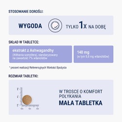Zdjęcie produktu - #3 NATURELL Ashwagandha, 120 tabletek