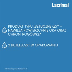 Zdjęcie produktu - #0 LACRIMAL Krople do oczu - 2 x 5 ml
