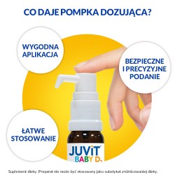 Zdjęcie produktu - #2 Juvit Baby D3 krople, 10 ml - suplement diety z witaminą D3 dla niemowląt i dzieci
