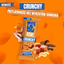 Zdjęcie produktu - #0 BeRAW Baton Crunchy Peanuts&Caramel, 40g