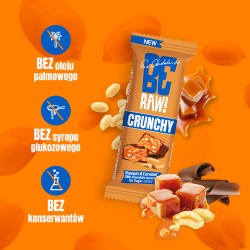 Zdjęcie produktu - #2 BeRAW Baton Crunchy Peanuts&Caramel, 40g