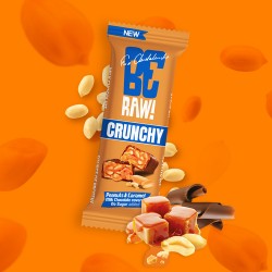 Zdjęcie produktu - #4 BeRAW Baton Crunchy Peanuts&Caramel, 40g
