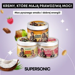 Zdjęcie produktu - #3 SUPERSONIC Kleks Krem Mocy Krem orzechowy o smaku czekolady z pomarańczą, 250g