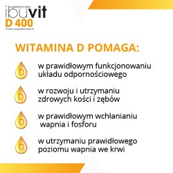 Zdjęcie produktu - #2 IBUVIT D 400 - 30 kapsułek twist-off 