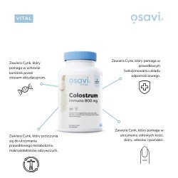 Zdjęcie produktu - #2 OSAVI Vital Colostrum Immuno 800mg, 60kaps.