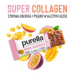 Zdjęcie produktu - #3 PURELLA Collagen Bar Baton kolagenowy Mango-Marakuja bez dodatku cukru, 40g