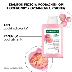 Miniaturka artykułu - #0 KLORANE Szampon do włos&oacute;w Piwonia, 200 ml