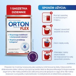 Zdjęcie produktu - #6 ORTON FLEX Kolagen na stawy, 34 sasz.