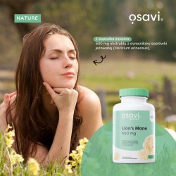 Zdjęcie produktu - #0 OSAVI Lion&rsquo;s Mane 600 mg, 120 kaps.