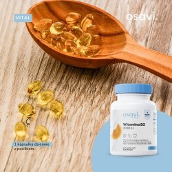 Zdjęcie produktu - #0 OSAVI Witamina D3 2000 IU, 60 kaps.