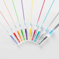 Zdjęcie produktu - #0 Sunstar GUM Trav-Ler Szczoteczki międzyzębowe 1,2mm (fioletowe 1512), 4 szt.