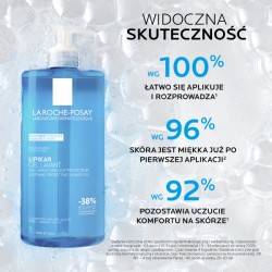 Zdjęcie produktu - #1 La Roche-Posay Lipikar Ochronny i kojący żel do mycia twarzy i ciała, 1000 ml