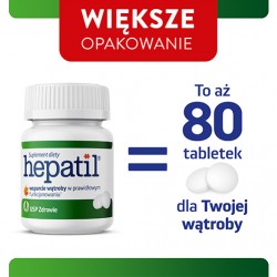 Zdjęcie produktu - #3 HEPATIL, 80 tabl.