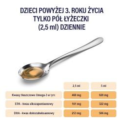 Zdjęcie produktu - #3 NATURELL Omega-3 Uczeń - płyn o smaku cytrynowym, 150ml