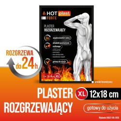 Zdjęcie produktu - #0 HOT Plast Forte Plaster rozgrzewający 12 x 18cm, 1 szt.