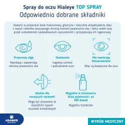 #2 – Hialeye Top Nawilżający spray do oczu, 17 ml