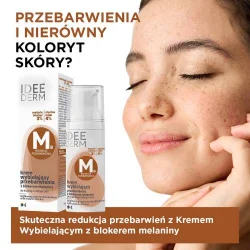 Miniaturka artykułu - #0 IDEE DERM krem wybielający przebarwienia z blokerem melaniny, 50ml