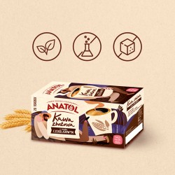 Zdjęcie produktu - #0 ANATOL Kawa zbożowa o smaku czekoladowym ekspresowa, 20 x4,2 g