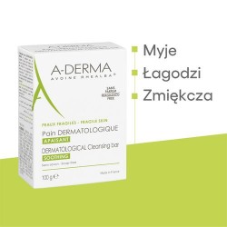 Zdjęcie produktu - #2 A-DERMA Kostka dermatologiczna oczyszcza i łagodzi sk&oacute;rę, 100 g