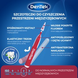 Zdjęcie produktu - #3 DENTEK Szczoteczki międzyzębowe EasyBrush rozmiar 2, 6szt.